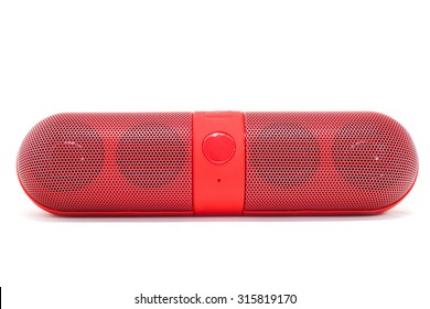 Bluetooth Speaker On  White Background