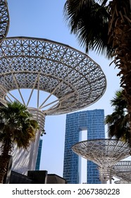 Bluewaters Island In Dubai Tourist Attraction With Ain Dubai Ferris Wheel