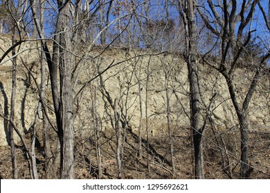 Bluff Of Loess (Silt Blown By Wind And Deposited During Prehistoric Times)