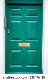 A Bluish Green Door