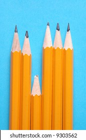 Blunt Pencil Falling Behind Rest Stock Photo 9303562 | Shutterstock