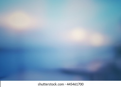 Blur abstract background countryside landscape  Blurry lights lamp near riverside balcony  Defocus light sunset view blue green purple vintage tone and bokeh 