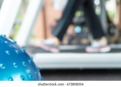 Blur Background Blue Fitness Ball Gym Stock Photo (Edit Now) 673858354