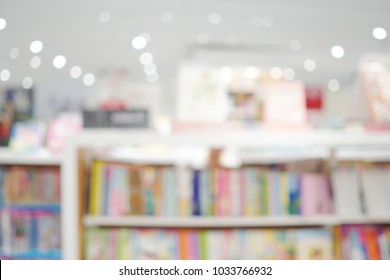 Blur Background At Bookstore