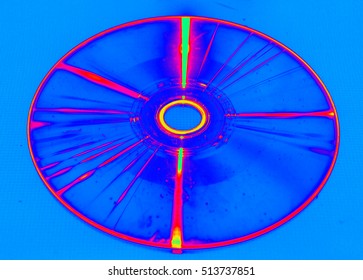 blur background, Close up view of a CD