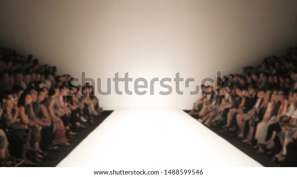 Blur Background Fashion Runway Catwalkempty Stock Photo (Edit Now) 1488599546