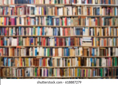 Blur Background - Library Interior