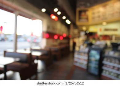 Blur Background, Retro Cafe Restaurant  - Powered by Shutterstock