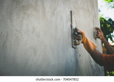 1,374 Applying Mortar On Plaster Wall Images, Stock Photos & Vectors ...