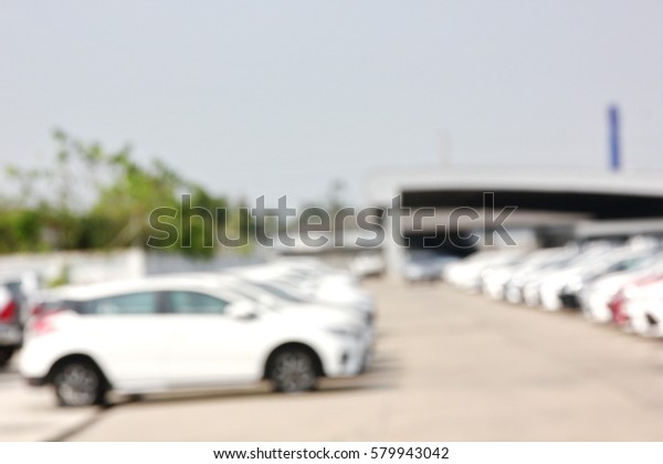blur car in stock car
yard of dealer 