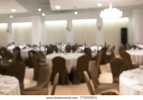 Blur Catering Setup Wedding Reception Background Stock Photo Edit