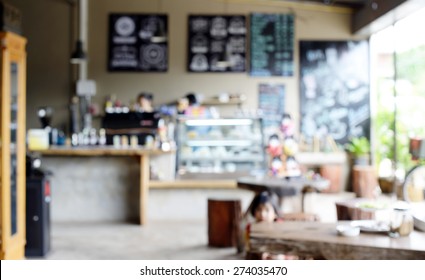 Blur Coffee Shop Background 