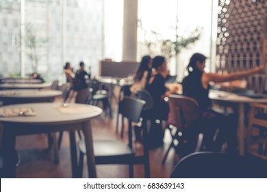 Blur coffee shop,cafe,restaurant,workspace for backgrounds ideas