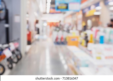 Blur Electronic Store Aisle Background