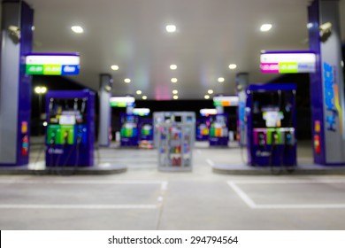 Blur gas station. - Powered by Shutterstock