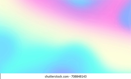 Blur Holographic Neon Foil Background
