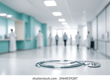 blur hospital corridor in hospital - Powered by Shutterstock