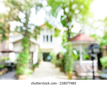 Blur House Background