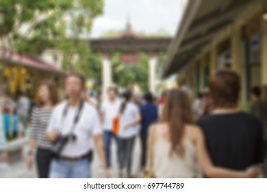 Blur Image Background of Market