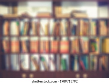 De Focusedblur Image Bookstore Bookstore Background Stock Photo ...