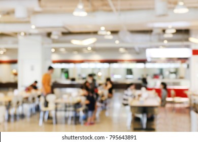 Blur Image Canteen Dining Hall Room, A Lot Of People Are Eating Food In University Canteen Blur Background, Blurred Background Cafe Or Cafeteria