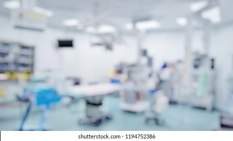 blur image of inside operation theatre - Shutterstock ID 1194752386