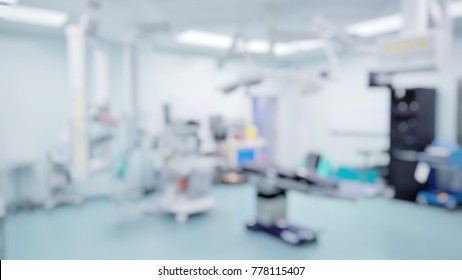 Blur Image Of Inside Operation Theatre

