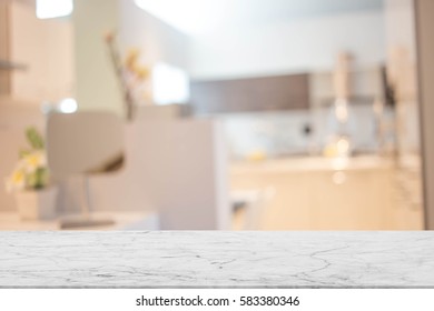 Blur image of modern Kitchen Room interior. Kitchen Room. - Shutterstock ID 583380346