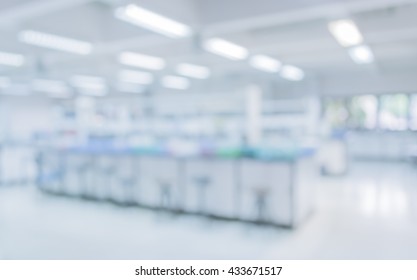 blur image of old laboratory for pharmacy background usage . - Shutterstock ID 433671517