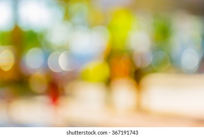 blur image of school activity with bokeh for background usage .