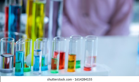 Double Exposure Scientist Hand Holding Laboratory Stock Photo 300441812 ...