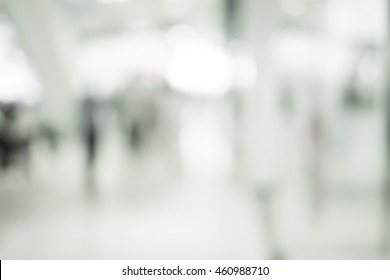 Blur image of shopping mall with shining lights - Shutterstock ID 460988710