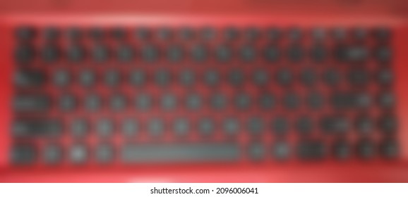 
Blur Laptop Keyboard Abstract Background