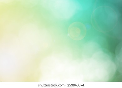 Blur Leaf Bokeh Background