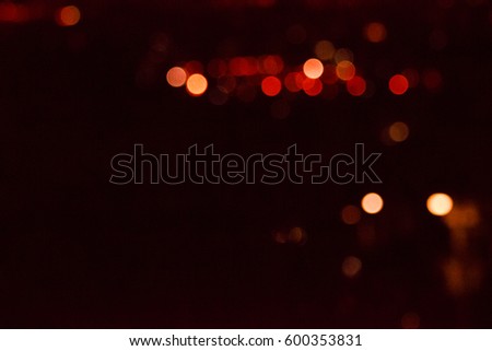 blur lights in black backround 