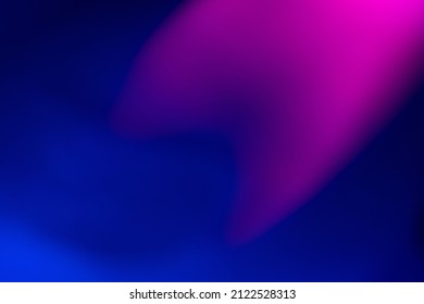 Blur neon glow  Color light overlay  Fluorescent radiance  Defocused vibrant pink blue soft flecks texture dark art empty space background 