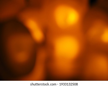 Blur Orange Light For Abstract Background