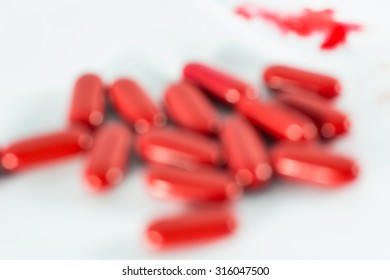Blur Photo Style : Blur Medicine Of Danger Eating Counterfeit Drugs , Discolor , Faded , Fake