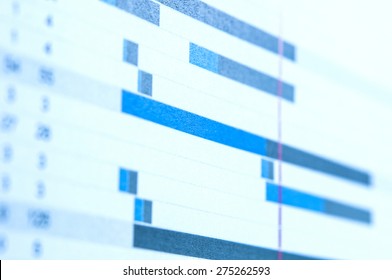Blur Project Gantt Chart Background