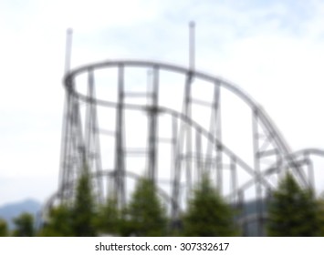 Blur Of Roller Coster
