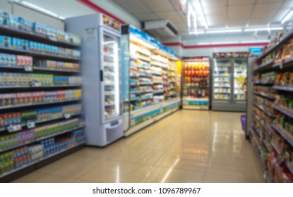 Blur Shelf Convenience Store