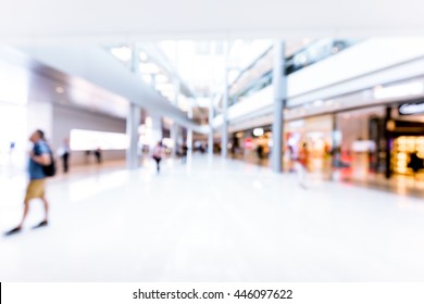 Blur Shopping Mall Background 
