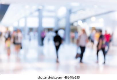 Blur Shopping Mall Background 