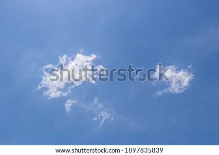 Blur sky with small whispy clouds-centered