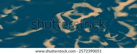 Blur the soft drape of fabric creates a flowing texture, resembling a blend of leopard-like patterns in muted blue and beige tones. The smooth surface adds a sense of subtle elegance.