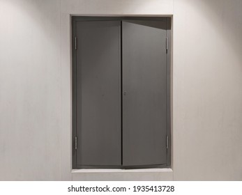 Blur Steel Door Texture Black Ground Abstract