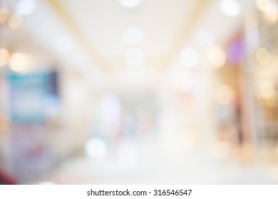 Blur store with bokeh background - Shutterstock ID 316546547