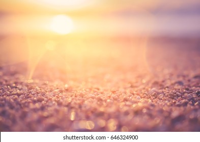 Blur Tropical Sunset Sand On Beach Stock Photo 646324900 | Shutterstock