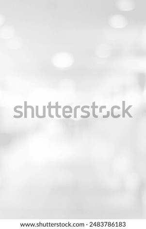 Blur white abstract background, blurred grey gradient bright light with copy space backdrop, banner, blank mordern business office interior hallway building design background, vertical