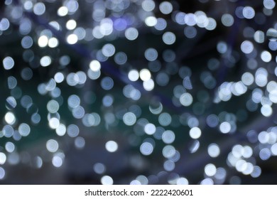 Blur White Blue Gray Bokeh Light Background 